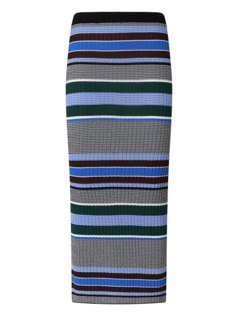 PINKO striped knitted skirt - Grey - zdjęcie produktu nr 1