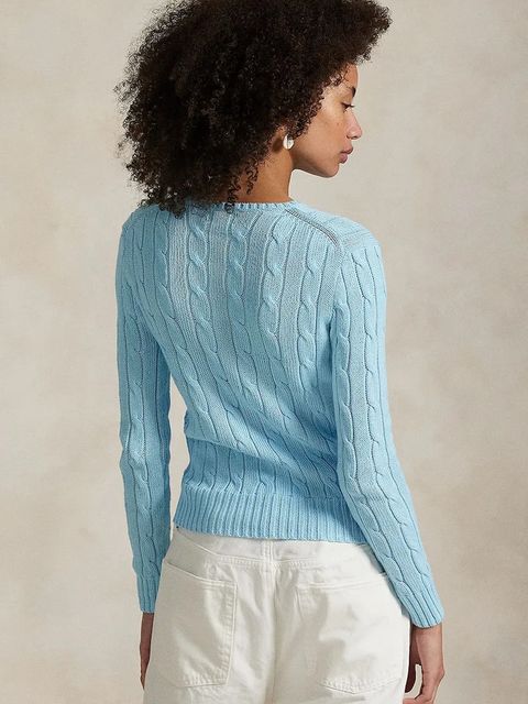 Polo Ralph Lauren sweter bawełniany damski kolor niebieski 211971869 - zdjęcie produktu nr 2