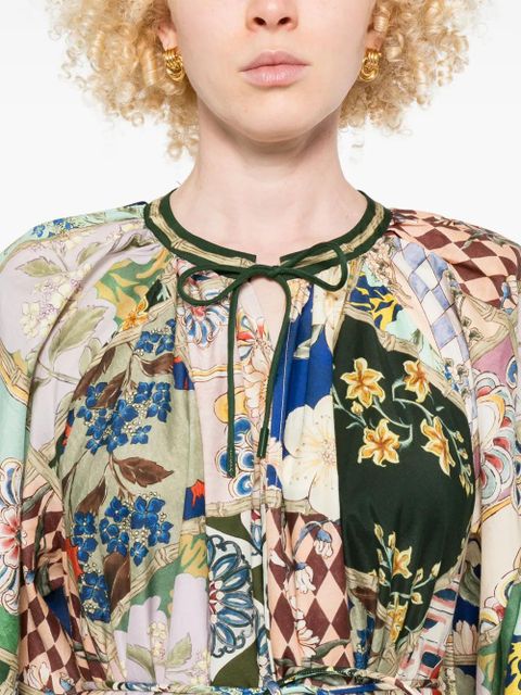 ALEMAIS Bianca mini dress - Green