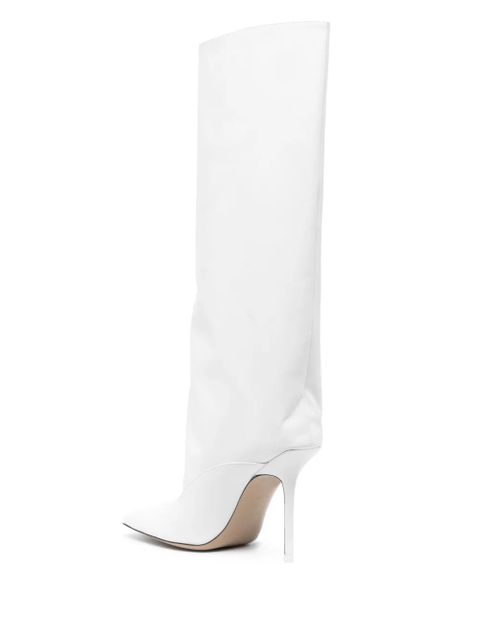 The Attico Sienna 110mm knee-high boots - White