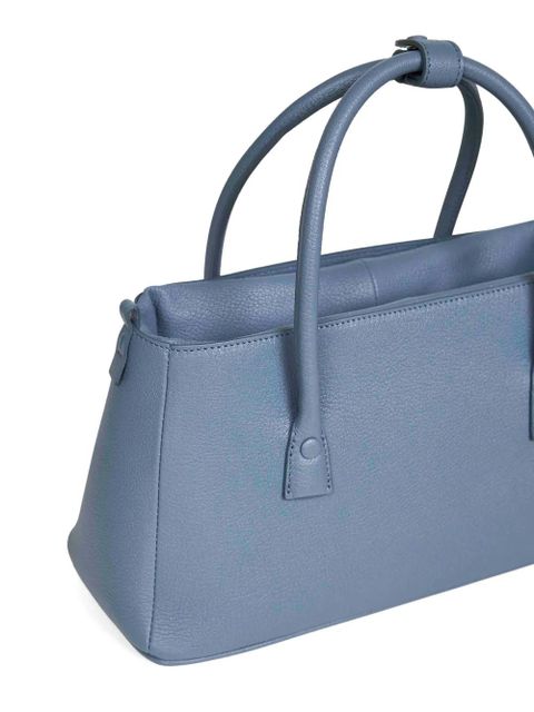 Maison Margiela grained-leather tote bag - Blue