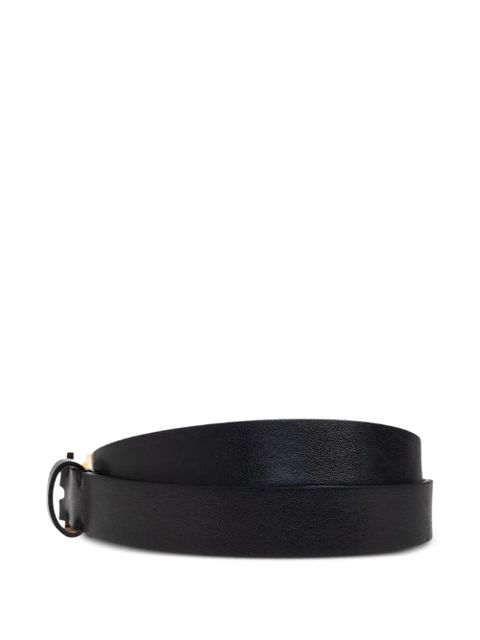Victoria Beckham wide-buckle leather belt - Black - zdjęcie produktu nr 2