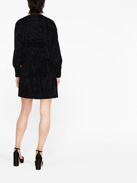 MARANT ÉTOILE Alexane long-sleeve dress - Black