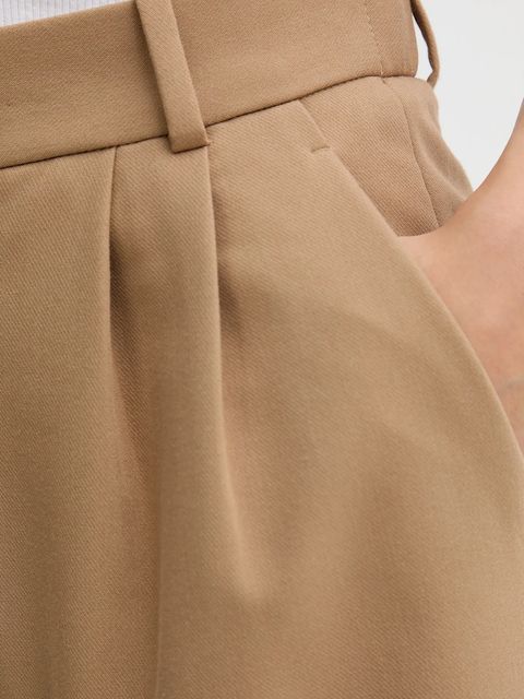 Abercrombie & Fitch spodnie damskie kolor zielony proste high waist KI156-4474-420