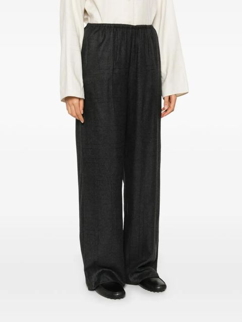 TOTEME monogram flannel trousers - Grey - zdjęcie produktu nr 2