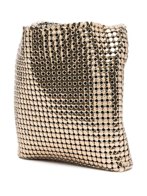 Rabanne Square Pixel metallic-mesh shoulder bag - Gold