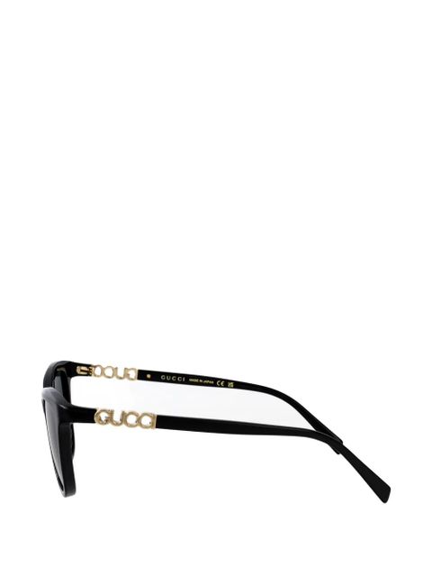 Gucci Eyewear cat-eye frame sunglasses - Black