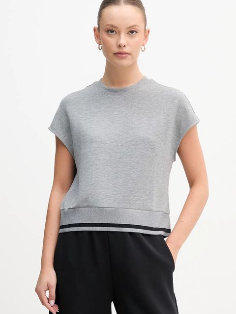 United Colors of Benetton t-shirt damski kolor szary 3QAFD10AX - zdjęcie produktu nr 1