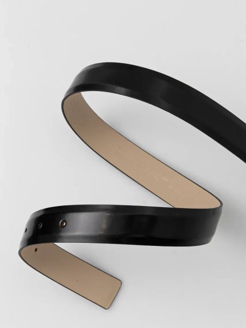 BOSS pasek skórzany damski kolor czarny 50536998