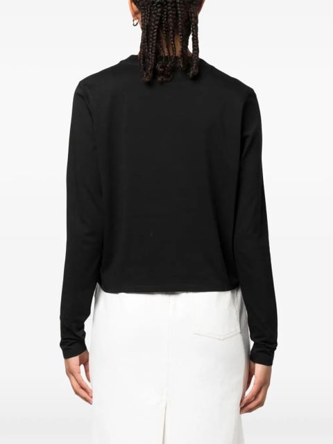 LouLou de Saison long-sleeve cotton T-shirt - Black