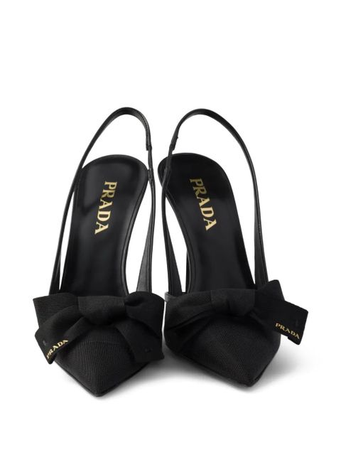 Prada mesh heeled pumps - Black