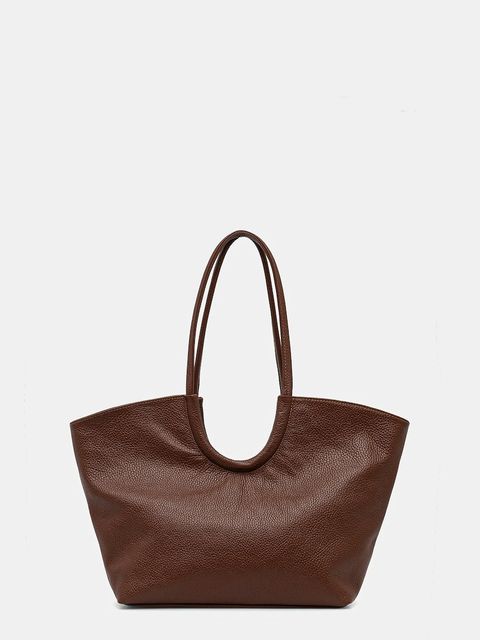 Answear.LAB torebka skórzana kolor brązowy - zdjęcie produktu nr 1