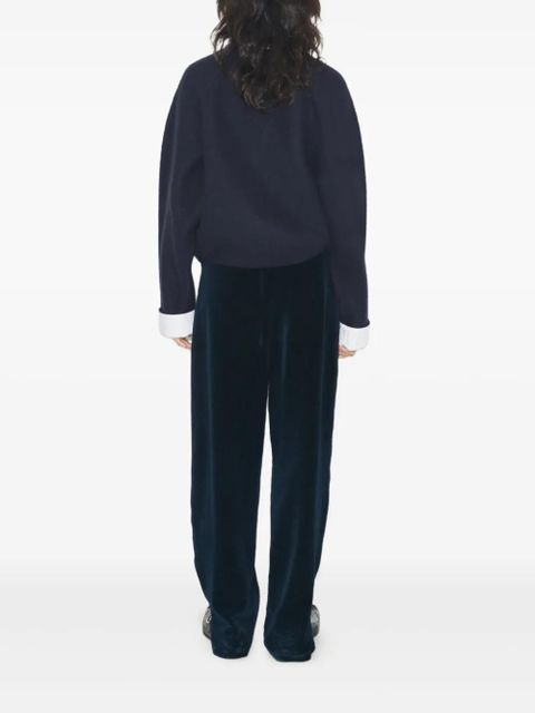 Tory Burch cotton sweatpant - Blue