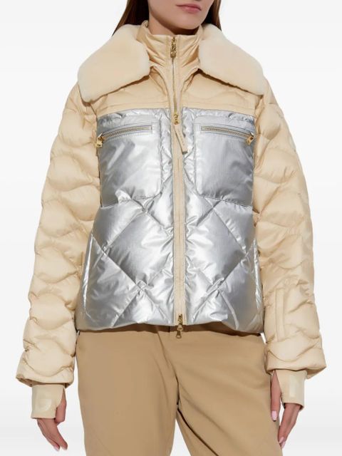 BOGNER Zaya quilted collar jacket - Neutrals