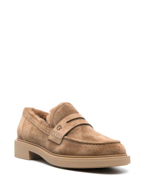 Gianvito Rossi Harris suede loafers - Brown