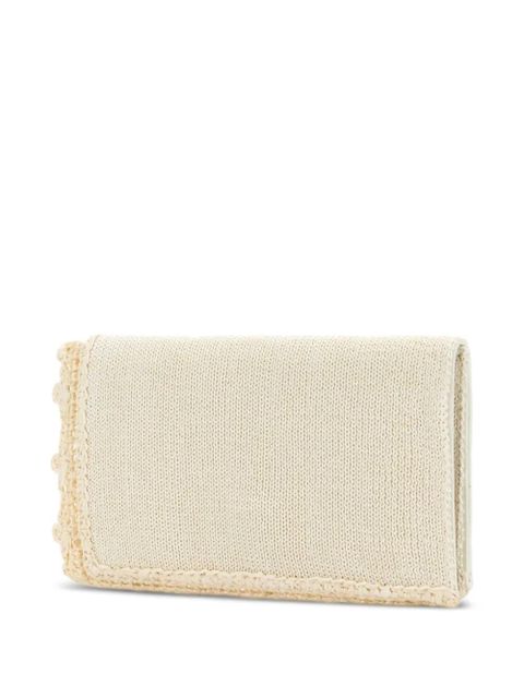 JW Anderson crochet clutch bag - White