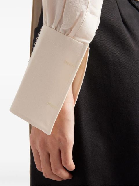 Prada Marocain shirt - Neutrals