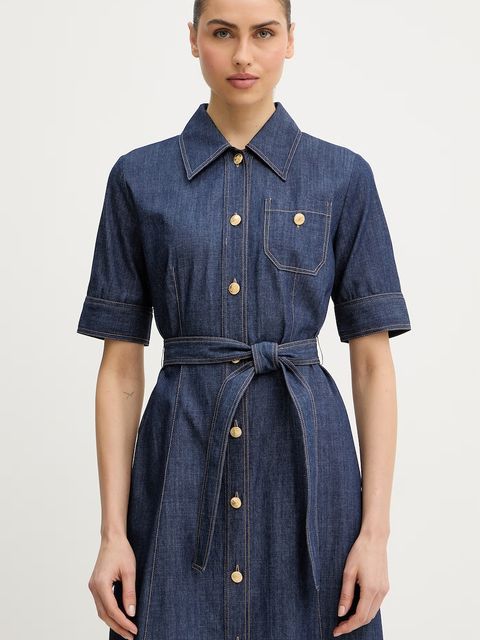 Luisa Spagnoli sukienka jeansowa Periodico