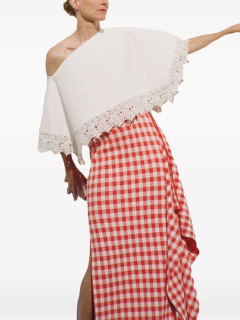 A.W.A.K.E. Mode lace-trim blouse - White - zdjęcie produktu nr 2