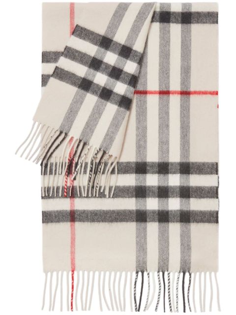 Burberry The Classic Check Cashmere Scarf - Neutrals