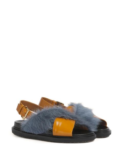 Marni Fussbett criss-cross sandals - Brown - zdjęcie produktu nr 2