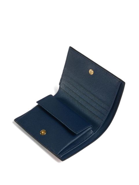 Marni colour-block bi-fold leather wallet - Orange