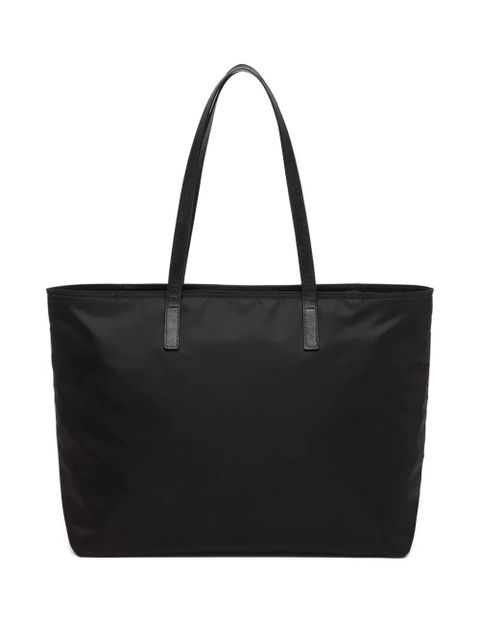Prada Re-Nylon embroidered tote bag - Black