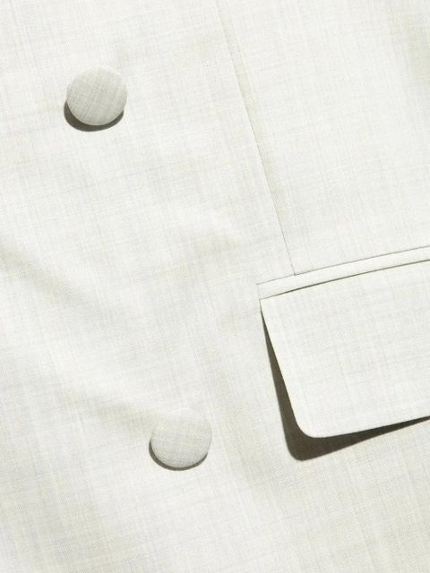 Givenchy peak-lapels double-breasted blazer - White - zdjęcie produktu nr 2