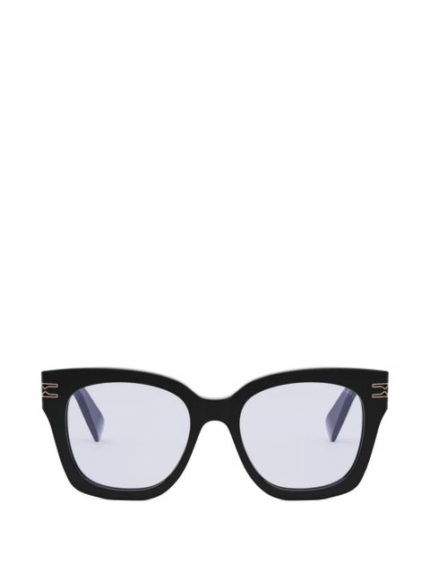 Bvlgari rectangle-frame glasses - Black - zdjęcie produktu nr 1