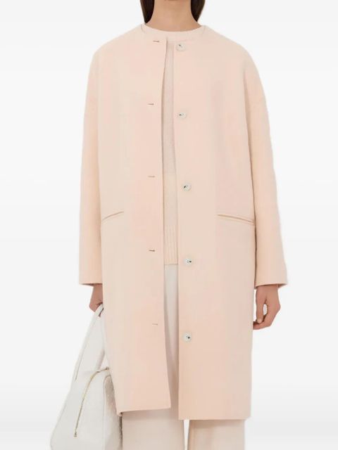 LouLou de Saison KERRY collarless coat - Neutrals