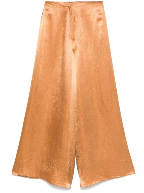 Nanushka satined trousers - Brown - zdjęcie produktu nr 1