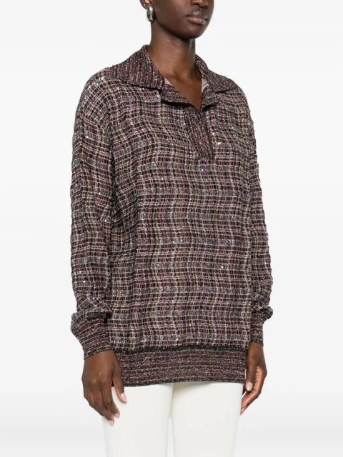 Missoni V-neck sweater - Brown