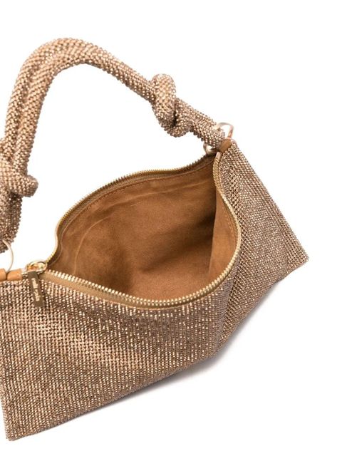 Cult Gaia Hera rhinestone shoulder bag - Gold