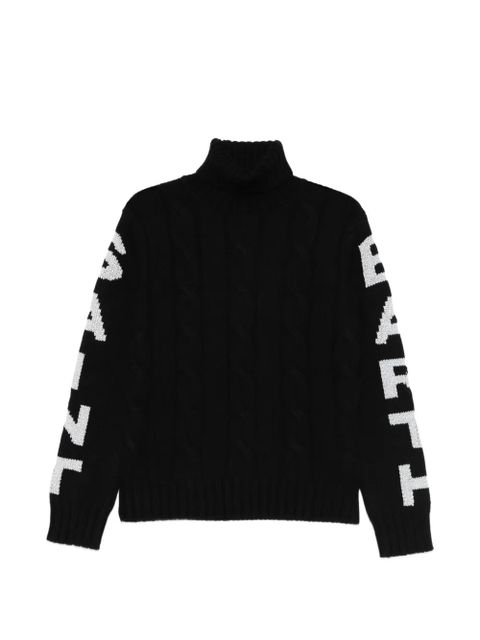 MC2 Saint Barth cable-knit sweater - Black - zdjęcie produktu nr 1