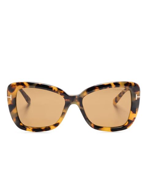 TOM FORD Eyewear FT1008 sunglasses - Brown - zdjęcie produktu nr 1