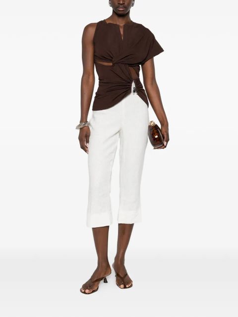 Christopher Esber pendant-detail top - Brown