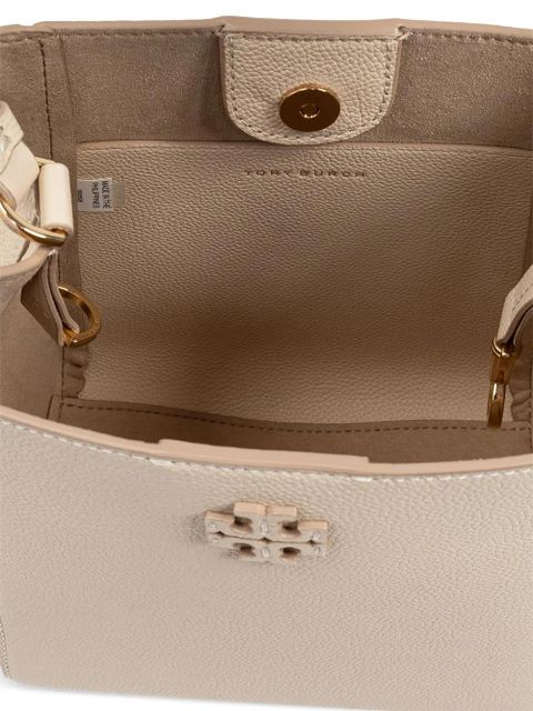 Tory Burch McGraw leather bucket bag - Neutrals