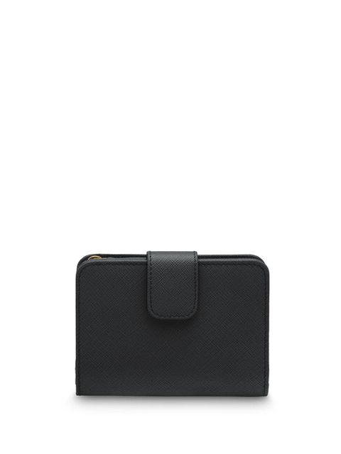 Prada saffiano leather small wallet - Black - zdjęcie produktu nr 1