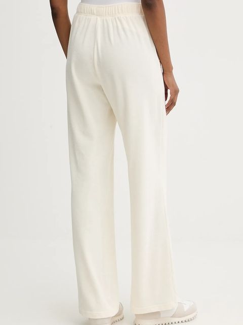 BOSS spodnie lounge damskie kolor beżowy gładkie 50550716