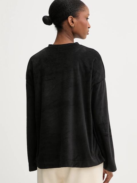 United Colors of Benetton longsleeve piżamowy damska kolor czarny 3JQA3M08B - zdjęcie produktu nr 2