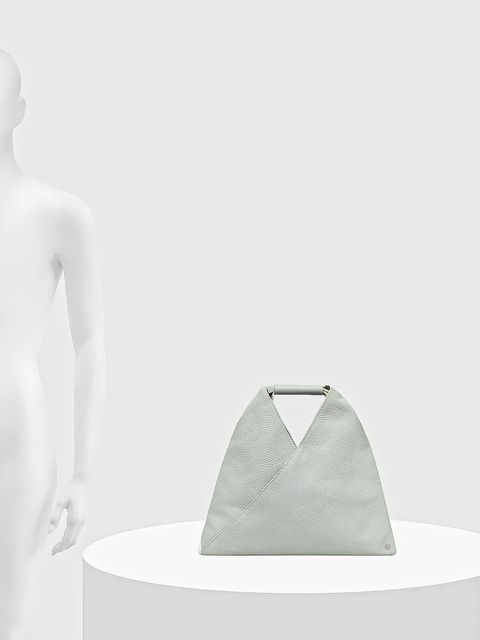 MM6 Maison Margiela torebka skórzana kolor zielony SB6WD0013