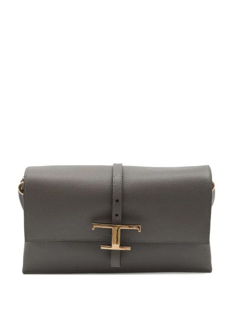 Tod's T Timeless flap shoulder bag - Grey - zdjęcie produktu nr 1