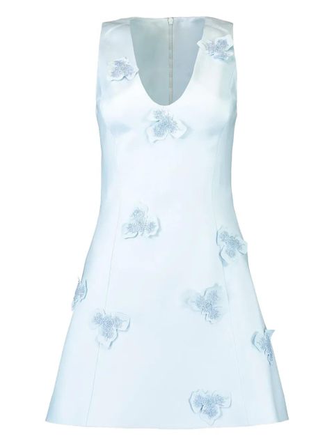 Acler Blairhall floral V-neck dress - Blue - zdjęcie produktu nr 1