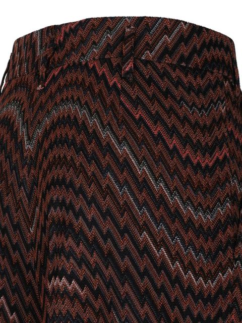 Missoni chevron-pattern trousers - Brown - zdjęcie produktu nr 2