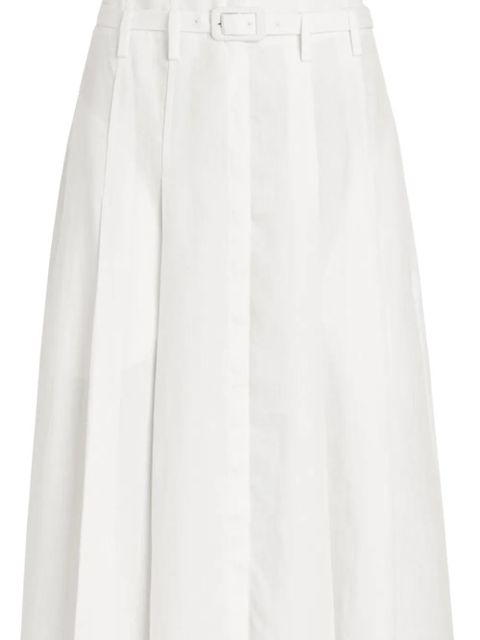 Gabriela Hearst Dugald pleated maxi skirt - White - zdjęcie produktu nr 2