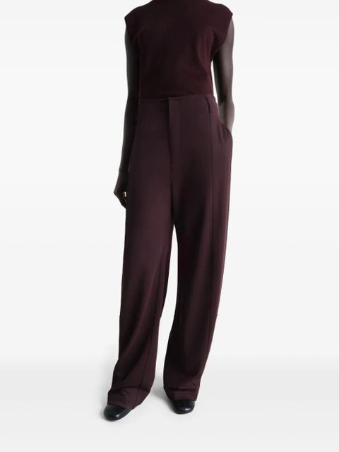 LEMAIRE drop-crotch pants - Brown