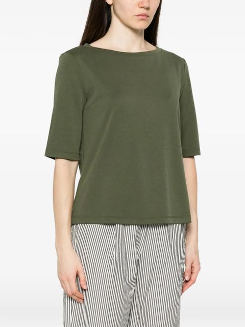 Max Mara boat-neck short-sleeve top - Green