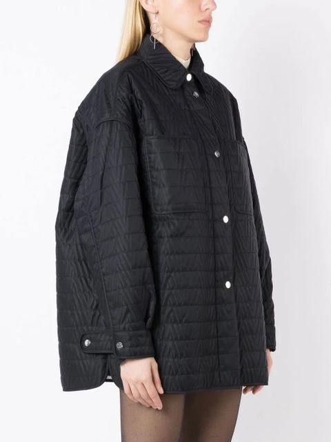 Valentino Garavani chevron-quilt jacket - Black