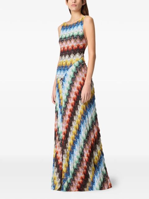 Missoni sleeveless printed maxi dress - Blue - zdjęcie produktu nr 2