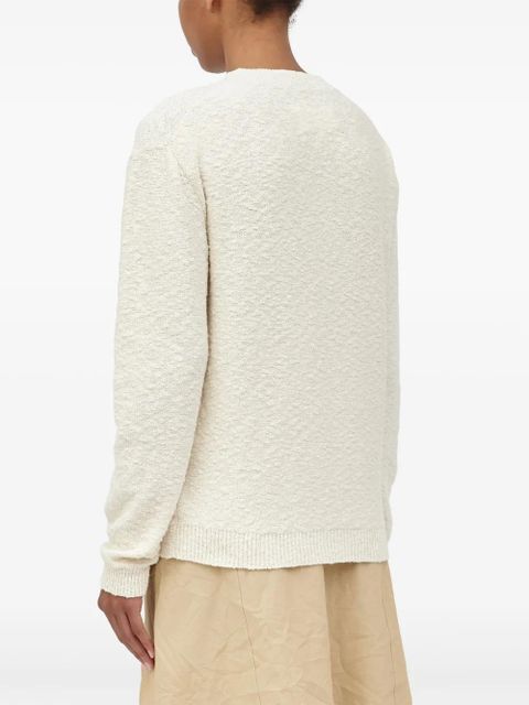 Maison Margiela Nostalgic bouclé-knit jumper - Neutrals
